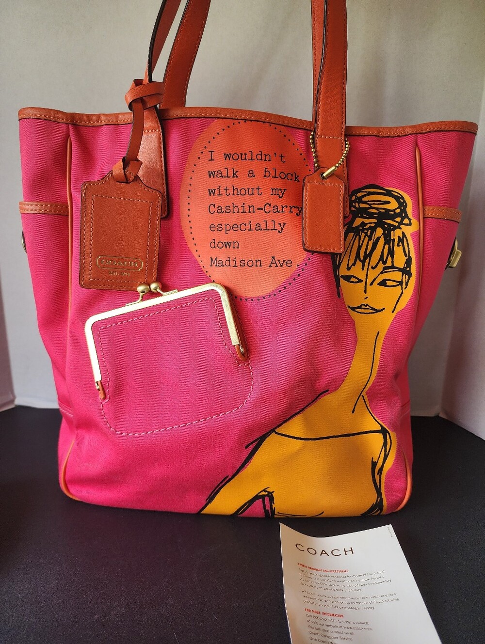Coach Bonnie Cashin-Carry Tote with Matching Wristlet, EUC, 2008 - Picture 2 of 14